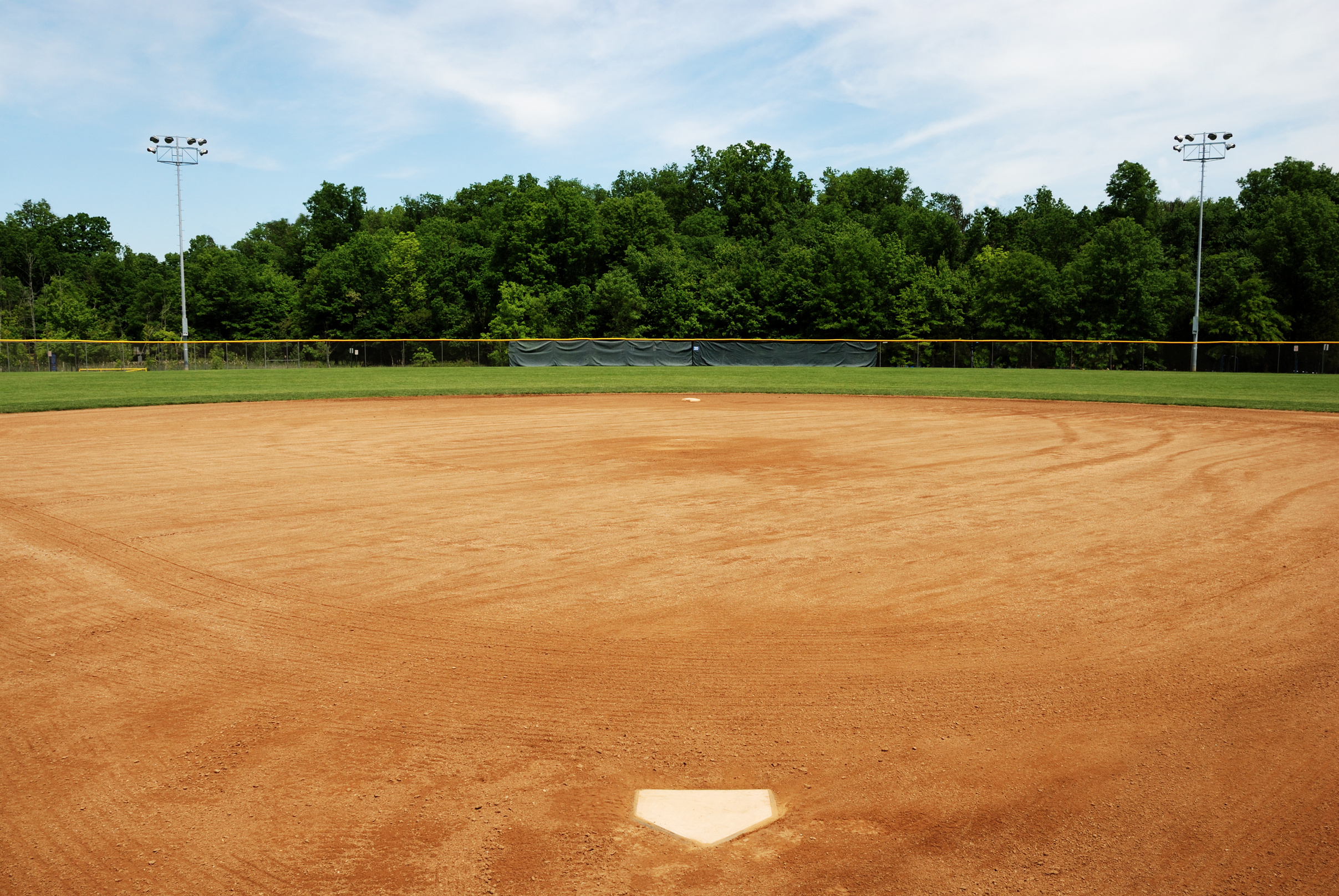 Baseball or softball field